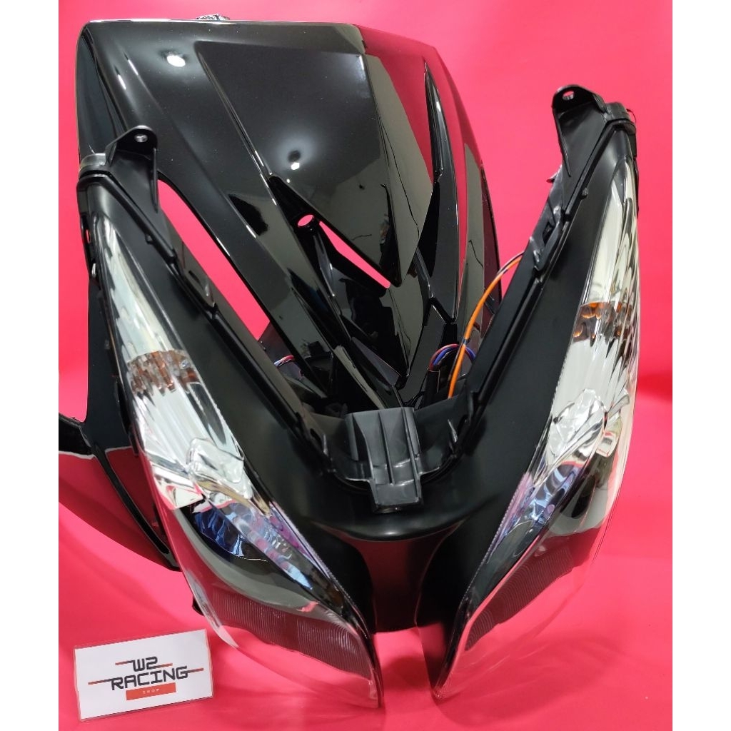 Tameng Mio Soul Mx Mata dua plus Reflektor Smoke Blue