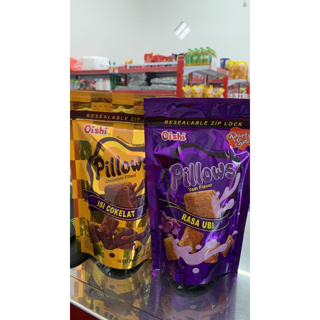 

Oishi Pillow Snack 100Gram - Delicious Jajan Treat