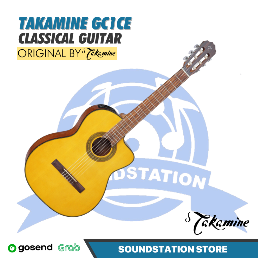 Takamine GC1CE Classical Guitar - Gitar Klasik