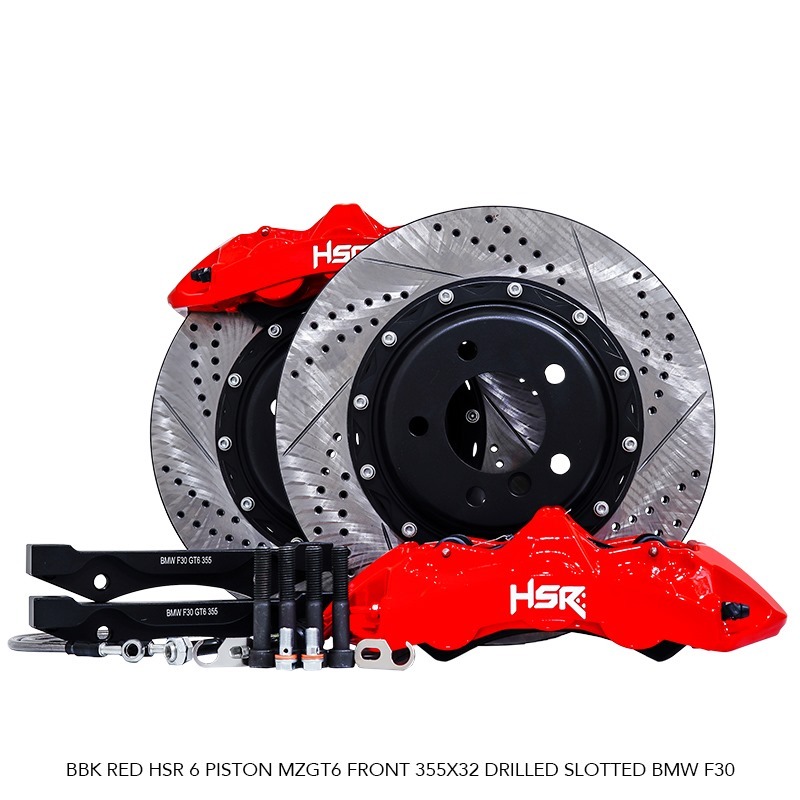 BBK HSR RED 6piston FRONT 355X32 cocok untuk BMW F30