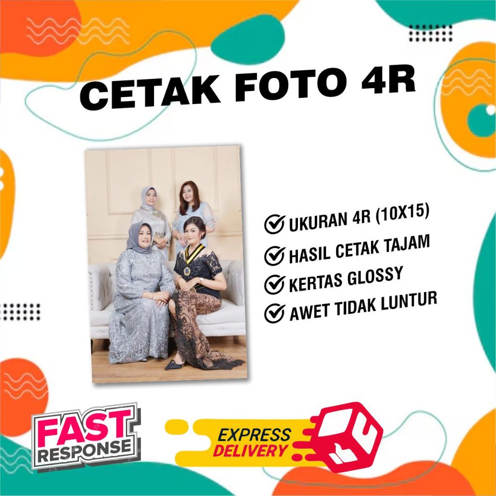 CETAK FOTO 4R SATUAN GLOSSY FOTO KELUARGA FOTO ANAK