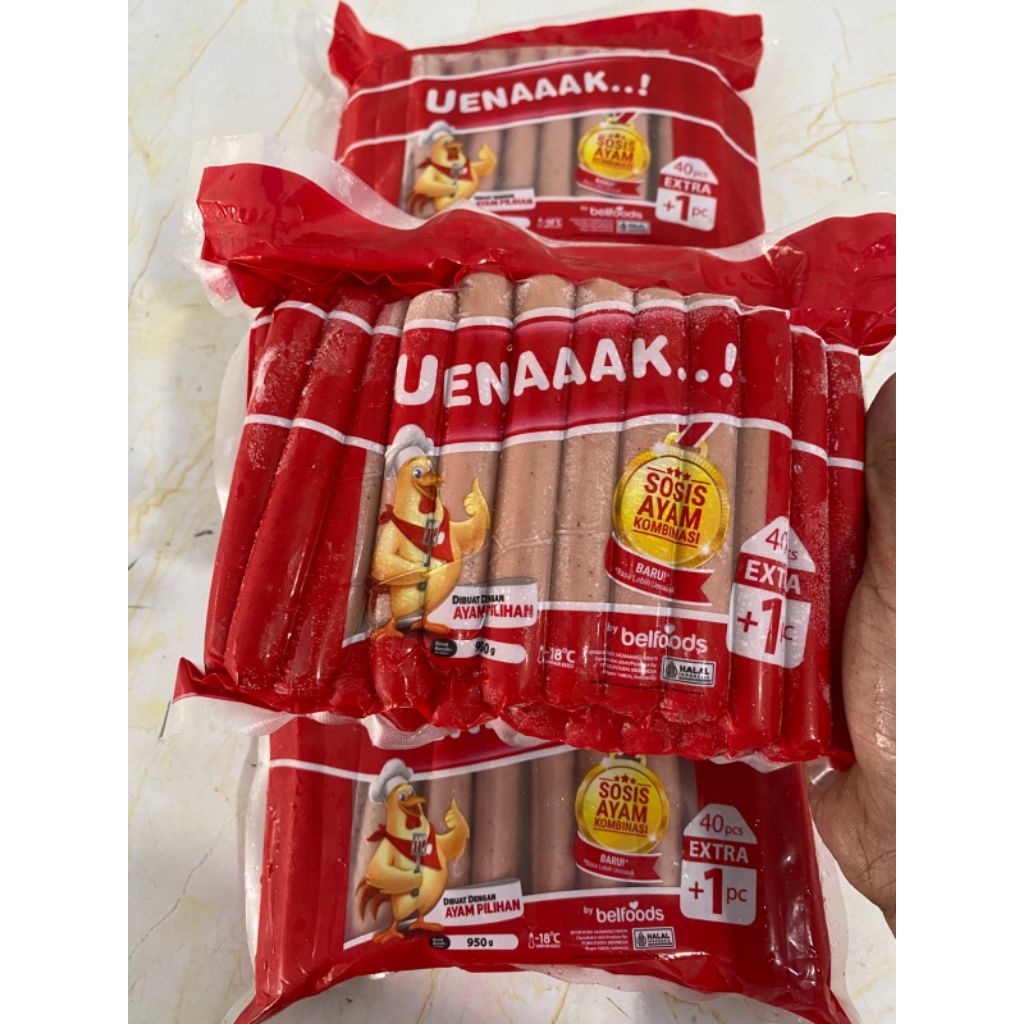 

belfoods sosis ayam medium 950gr