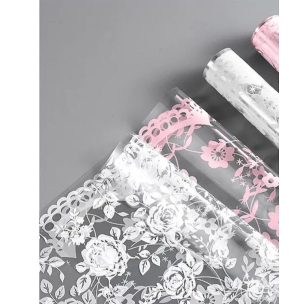 

Plastik OPP BENING WRAP BUKET BUNGA / FLOWER WRAPPING TRANSPARAN WATERPROOF OPP 20PC