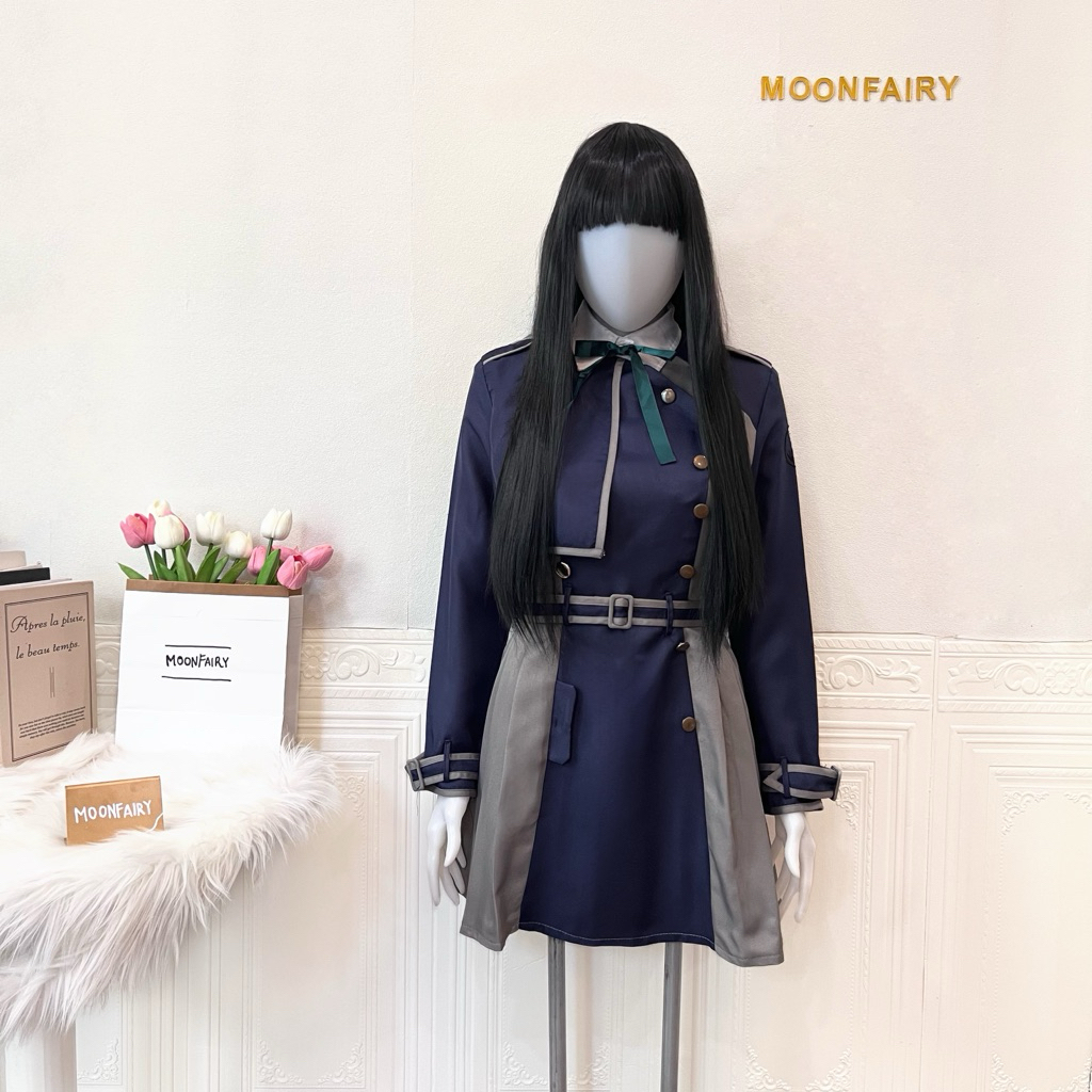 【Moonfairy】Ready Stock - Takina Inoue Cosplay Costume Lycoris Recoil Anime Dress Kostum Takina
