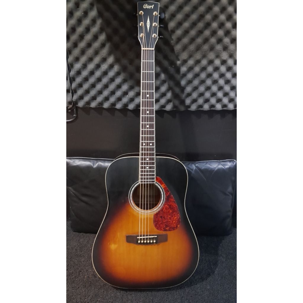 Gitar Akustik cort Ad810 e OP Original second (siap pakai)