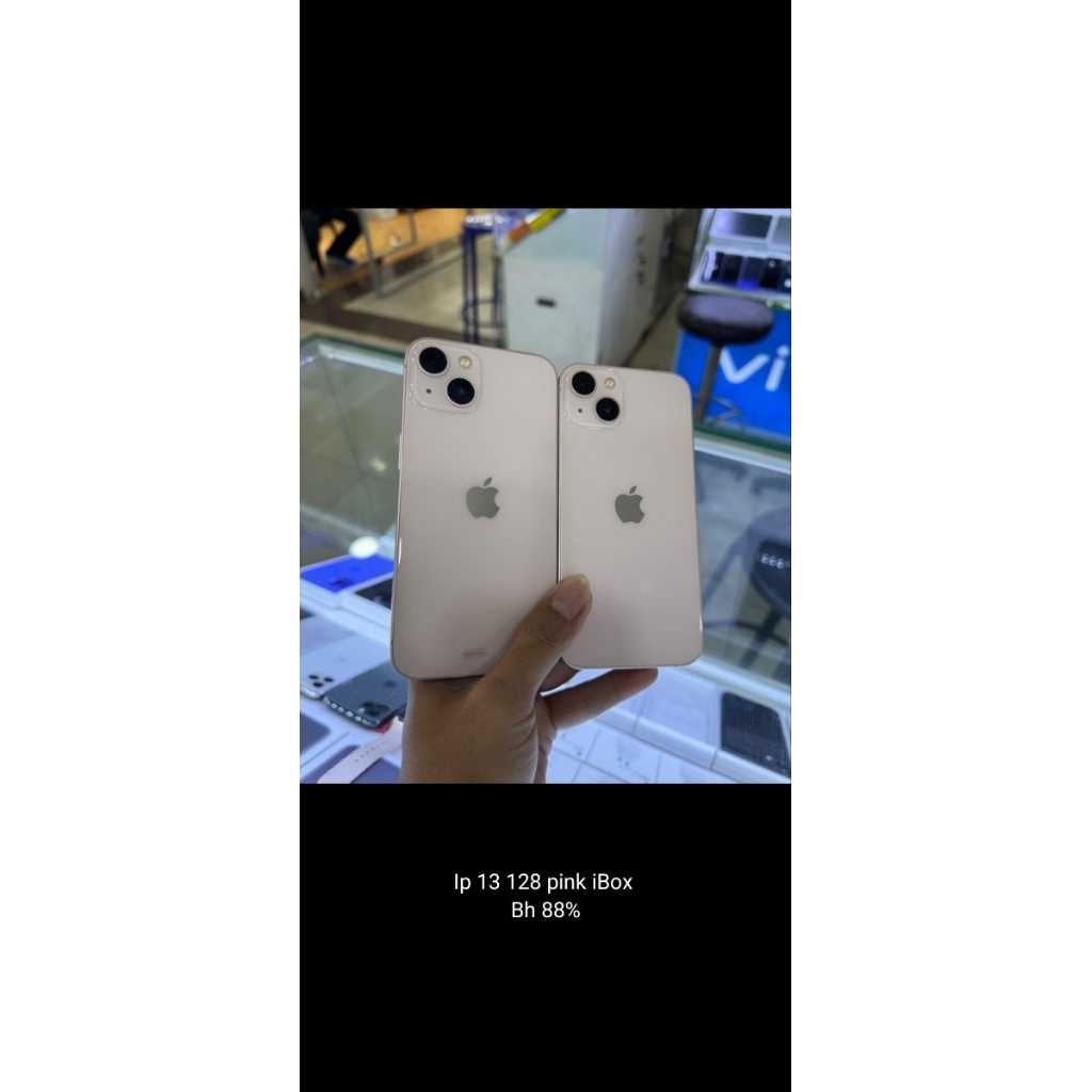 iphone 13 128gb garansi ibox pink