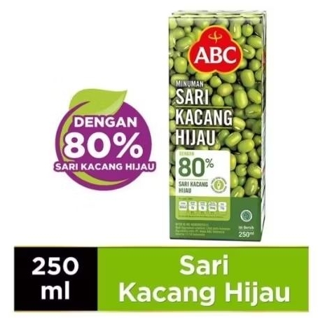 

Abc Minuman Sari Kacang Hijau 250ml 1 dus