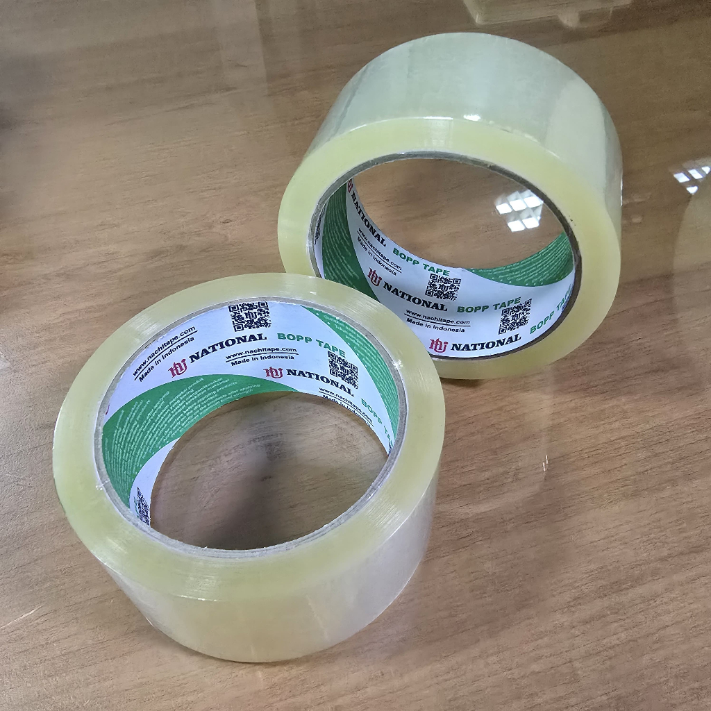 

Lakban Opp Natonal Green Transparant 45mm