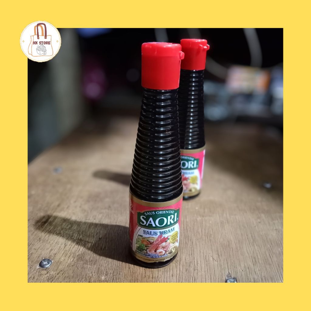 

Paket Hemat 2 botol Saori Saus Tiram botol kecil || isi bersih 133 ml ||
