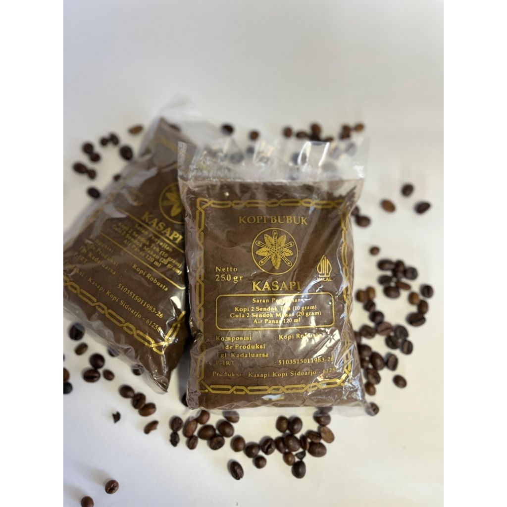 

Kopi Bubuk Kasapi GOLD 250gr - Kopi Robusta - Kopi Tradisional