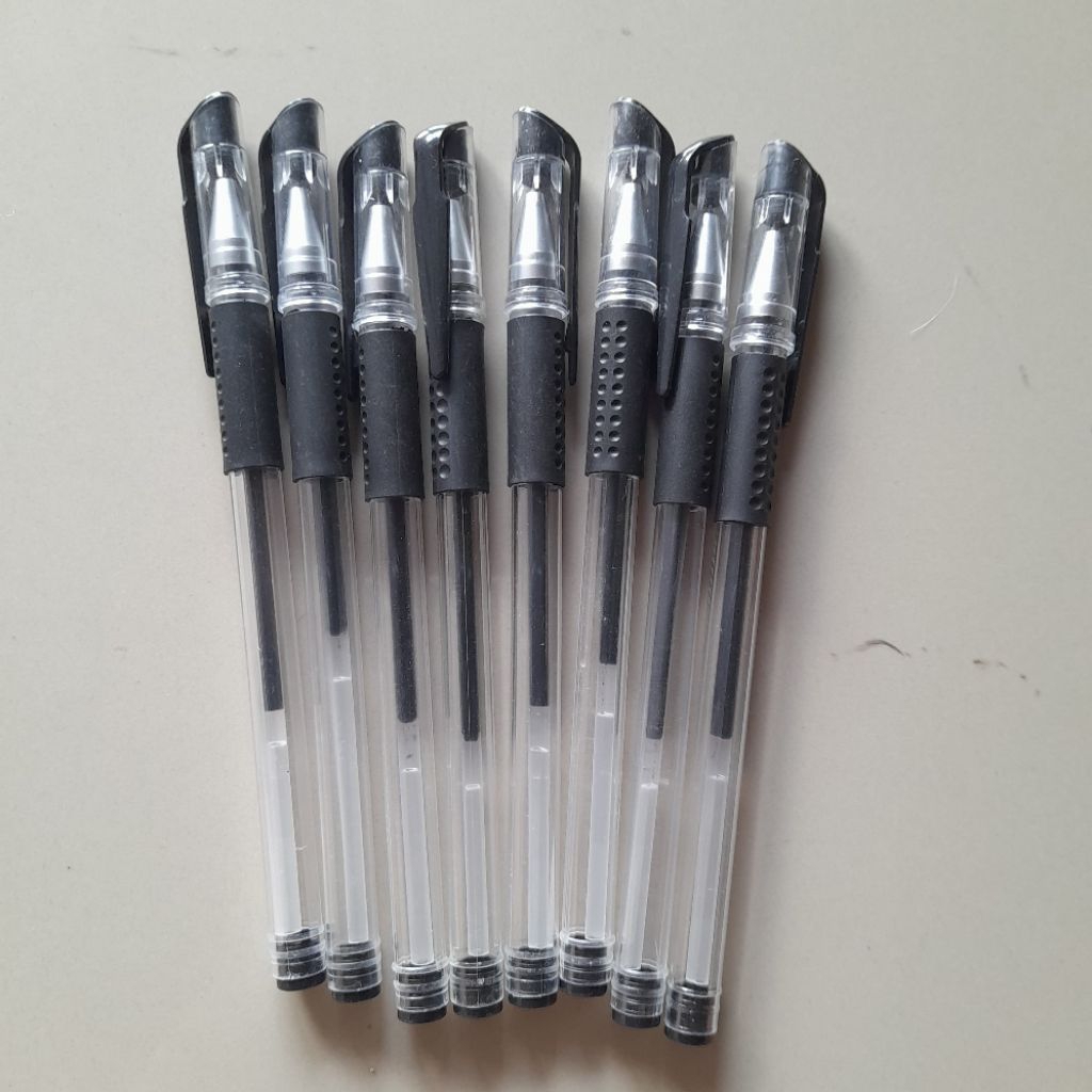 

HC Pena Gel 0.55 cm Standart Pulpen Tinta Cair Alat Tulis Sekolah Kantor Pen Warna HITAM