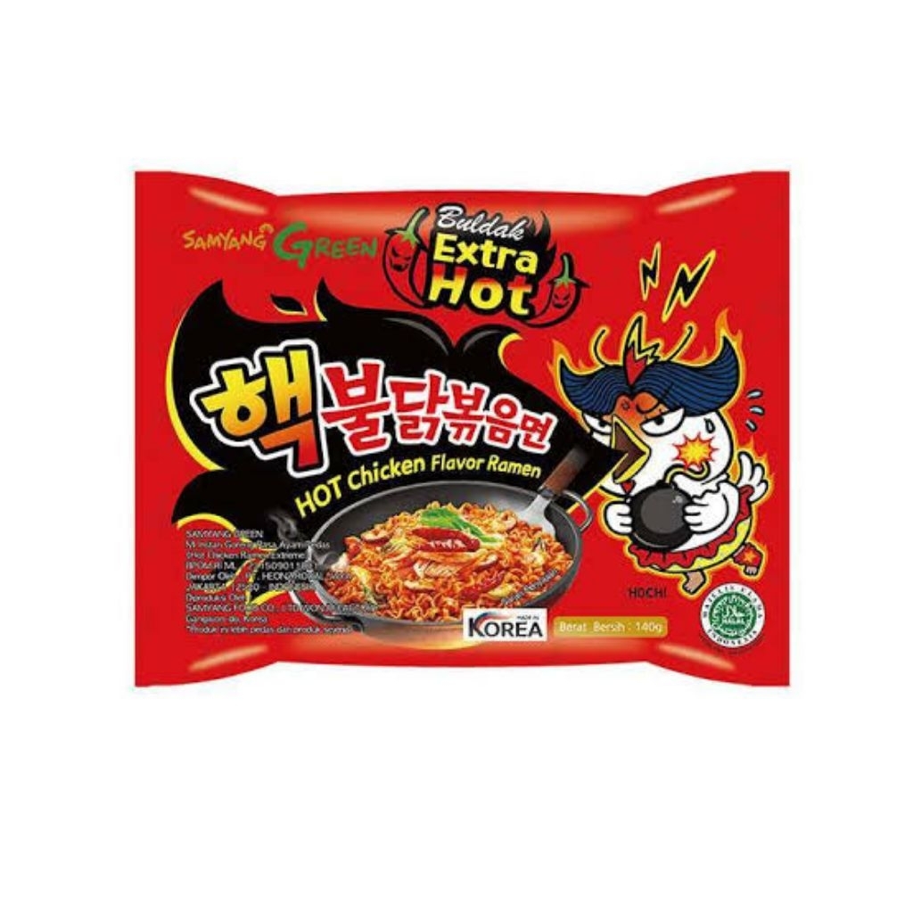 

SAMYANG HOT CHICKEN RAMEN EXTREME SPICY 140 GRAM