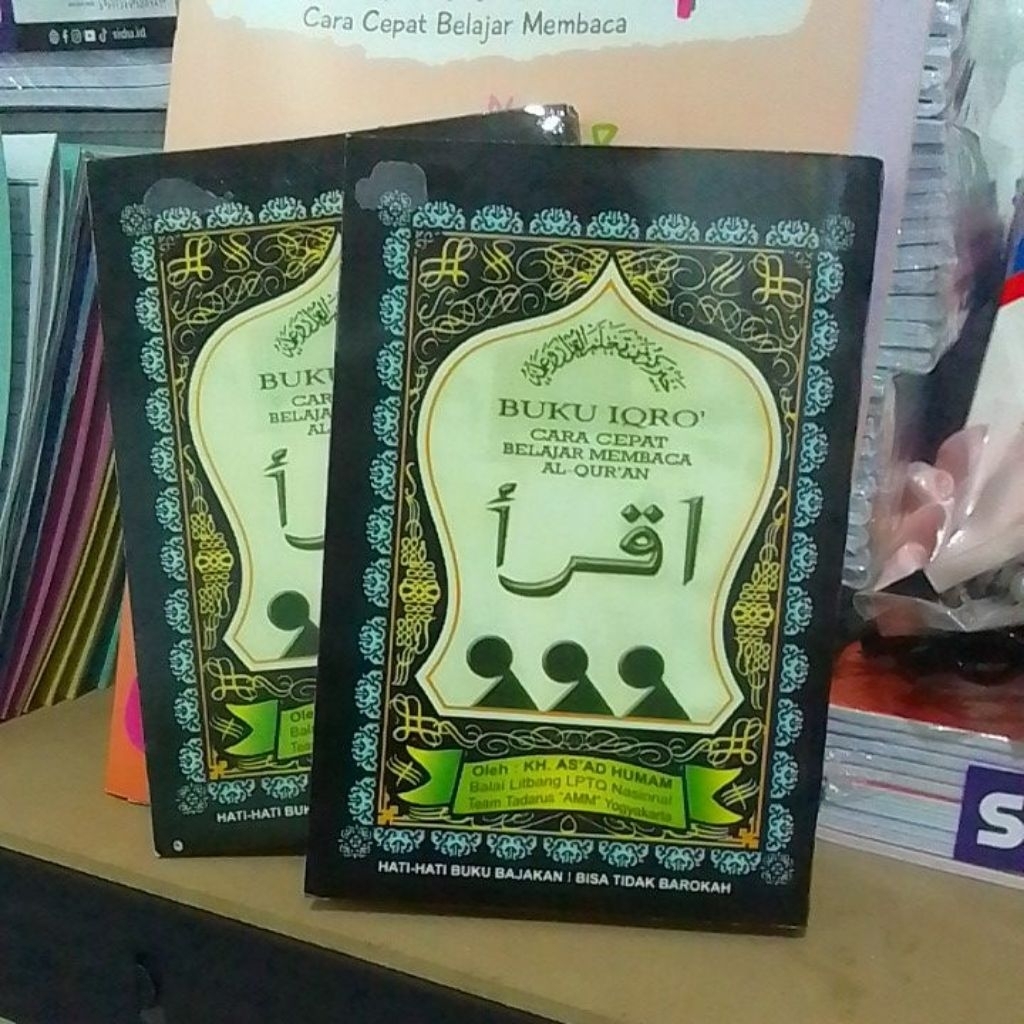 iqro hitam uk kecil 1-6