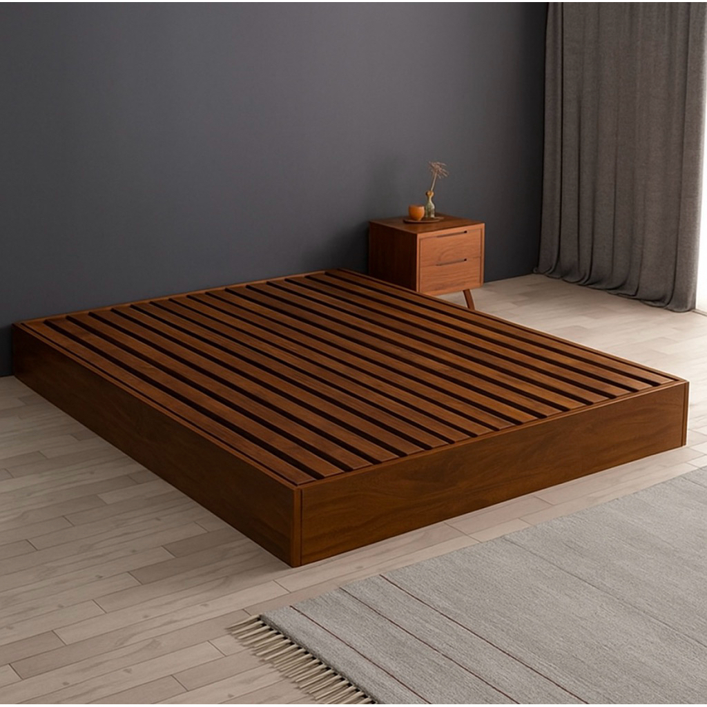 Divan ranjang kasur kayu mahoni divan aesthetic