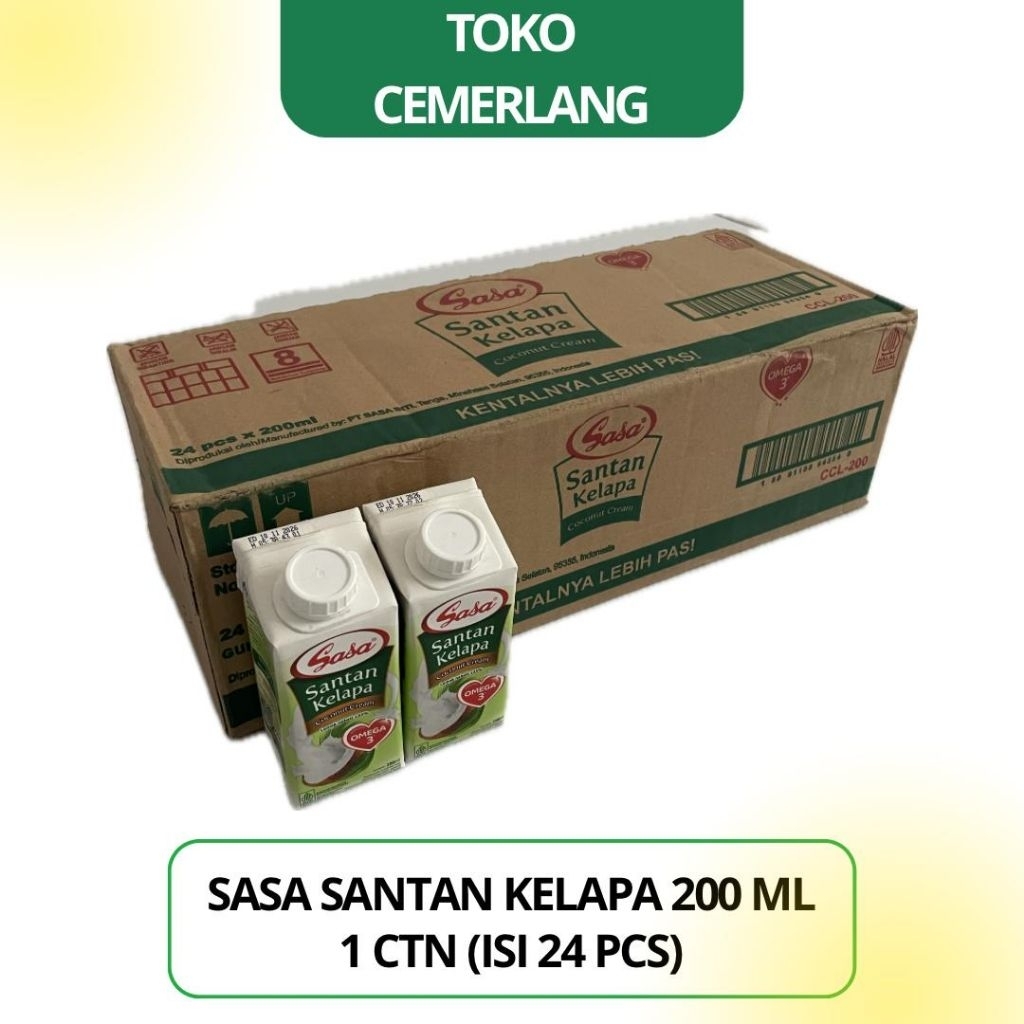 

Santan Sasa Kelapa 200 ml isi 24 pack