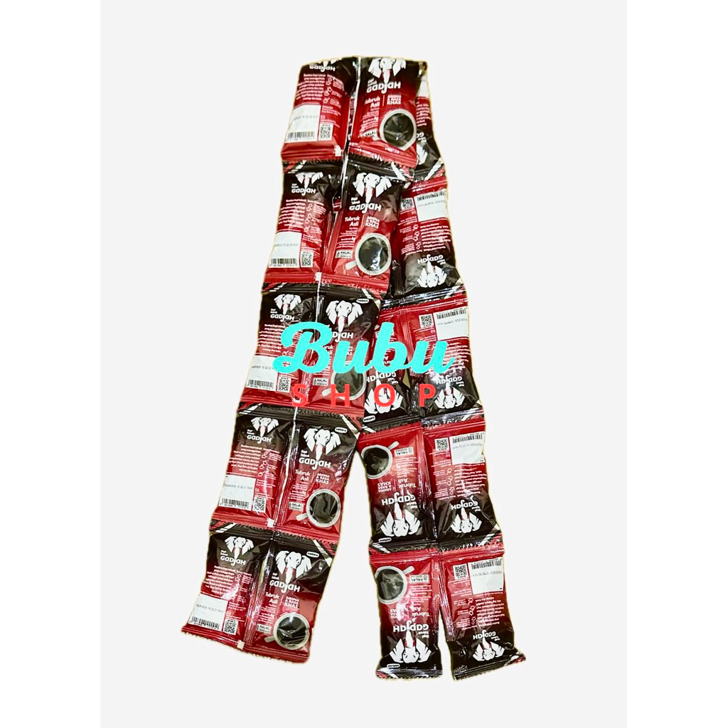 

kopi BUBUK GADJAH Twinpack 6 gram ( 1 renceng 20 sachet )