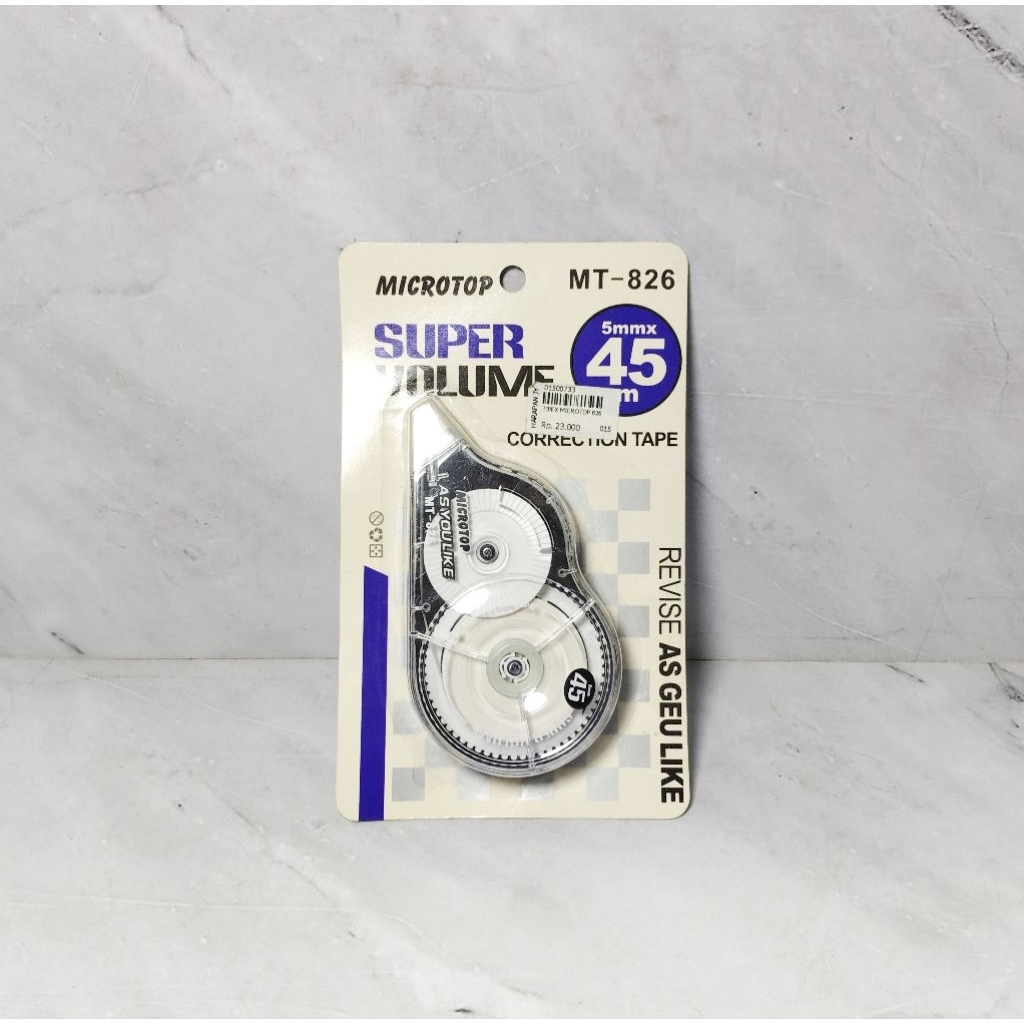 

TIP-X KERTAS MICROTOP MT-826 / CORRECTION TAPE - MICROTOP