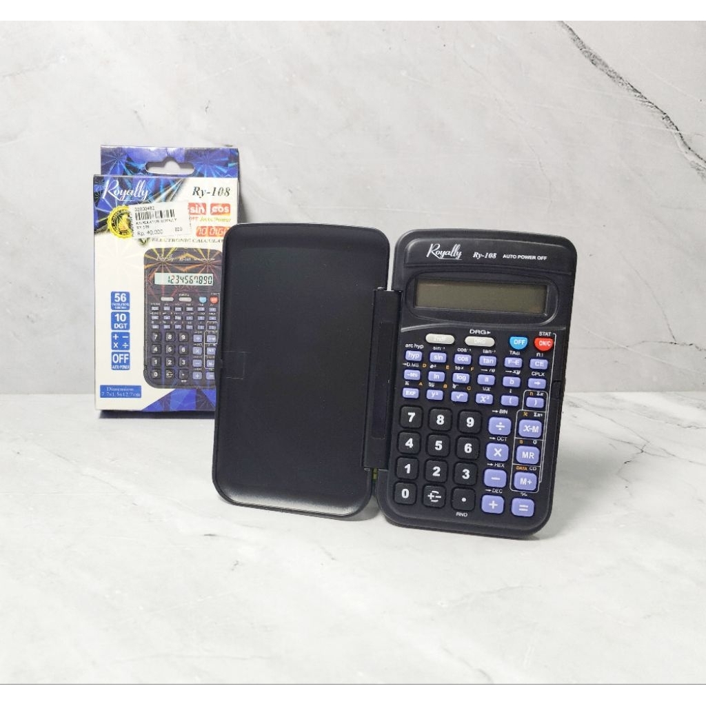 

KALKULATOR ROYALLY SIN COS TAN RY-108 / KALKULATOR ELEKTRONIK - ROYALLY