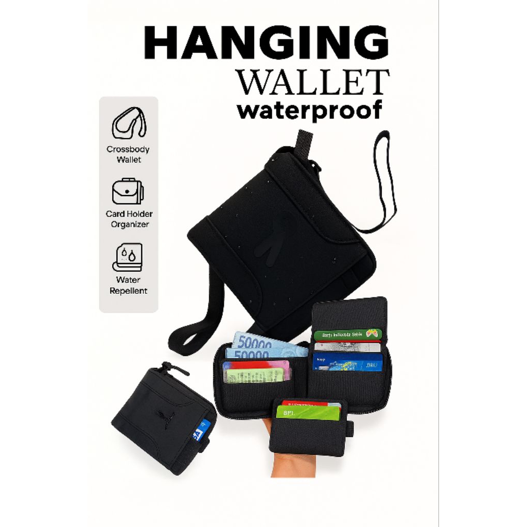 Dompet Gantung Leher Pria - Dompet Laki-laki terbaru