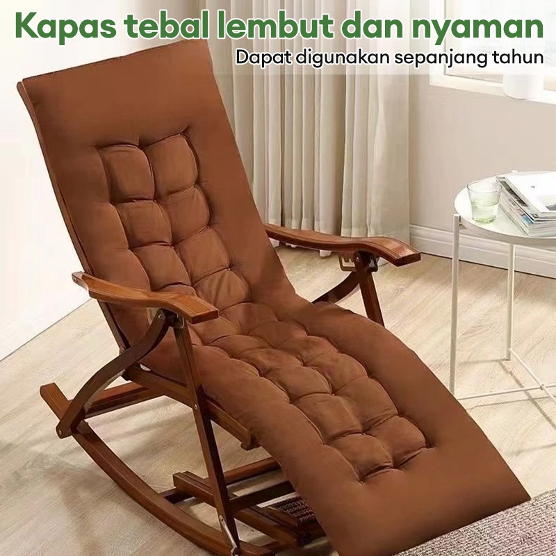 Kursi Goyang Kayu Kursi Lipat Kursi Santai Sofa Kursi Malas Kursi Ruang Tamu Kursi Tidur Multifungsi
