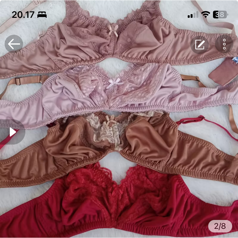 Bh Bra wanita Dewasa Tanpa Kawat Tanpa Busa Nyaman Dipakai Harian