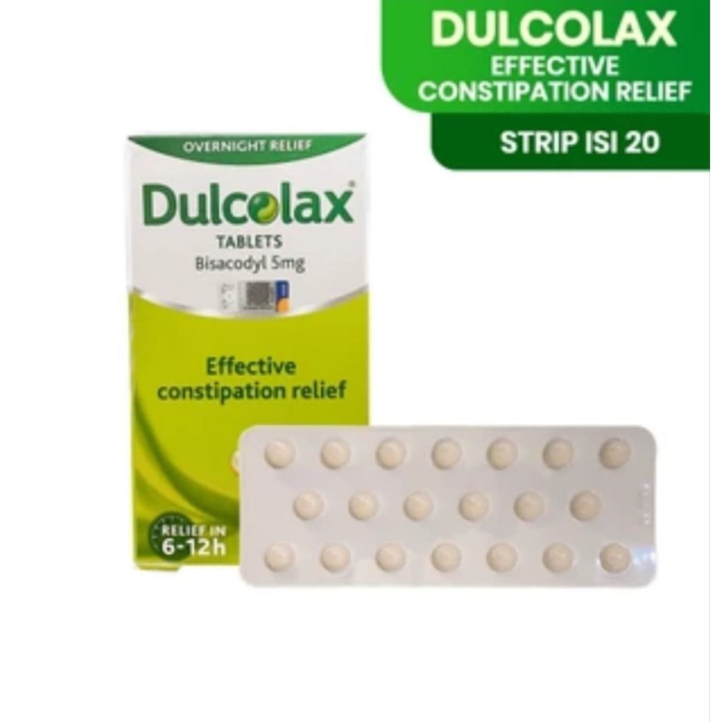 Dulcolax tablet 5 mg 20 tab ori malaysia untuk mencegah sembelit