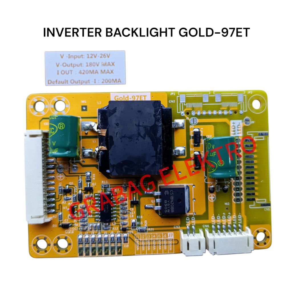 INVERTER BACKLIGHT UNIVERSAL INVERTER BACKLIGHT GOLD-97ET