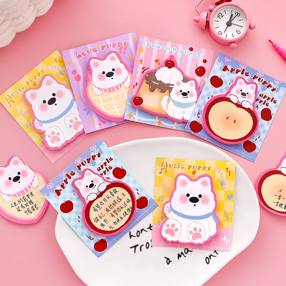 

ATK.SUKSES COD Sticky Note Lucu Motif Dog Lucu / Memo Stiker Animal / Stiker Note / Memo Kertas Lucu