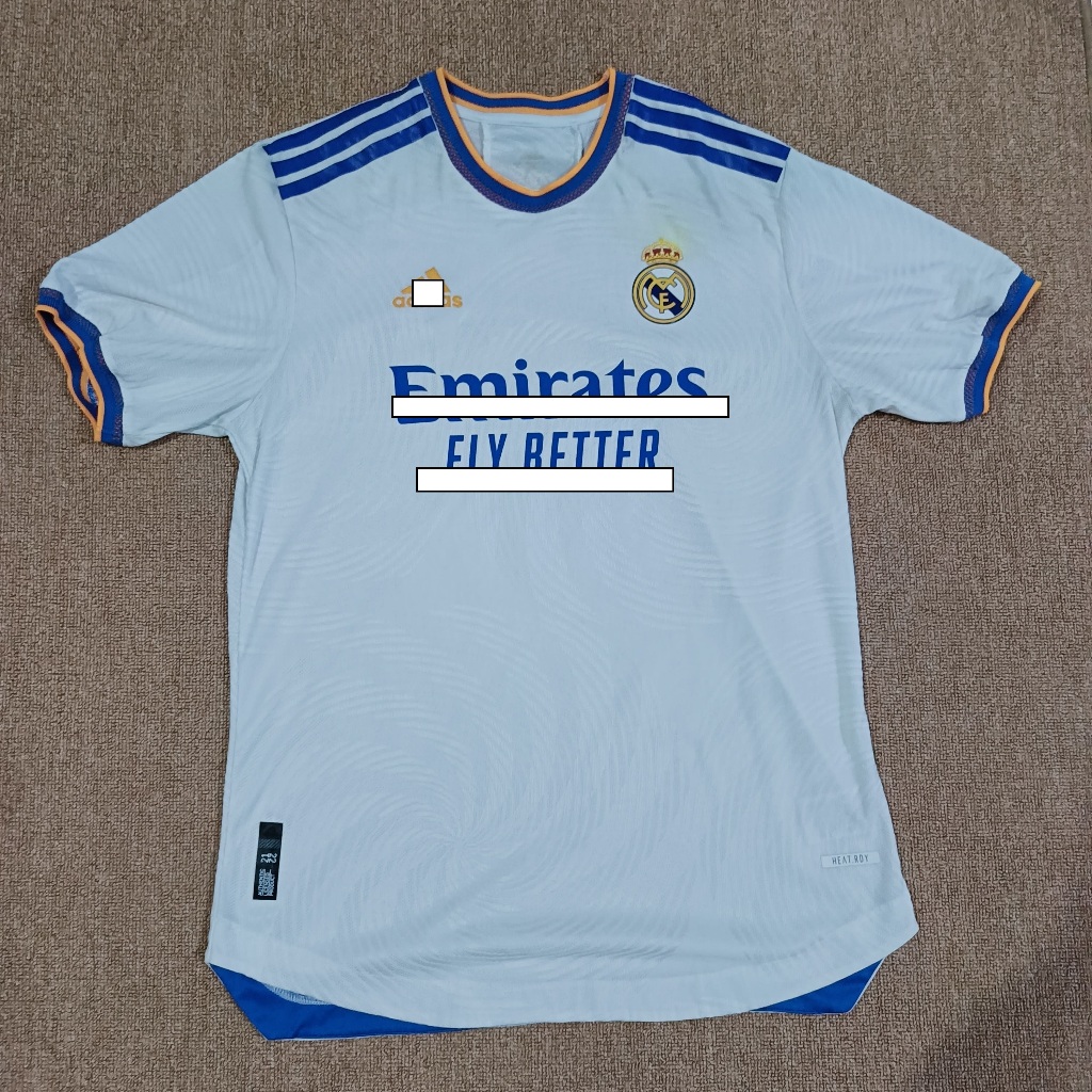 JERSEY RETRO REAL MADRID HOME 2021-2022 (PLAYER ISSUE) BAJU BOLA RETRO REAL MADRID HOME 2021-2022 (P
