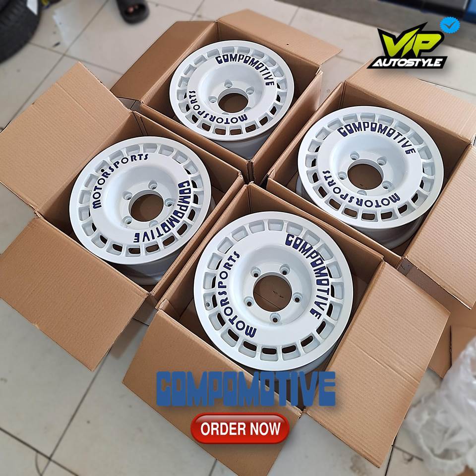 VELG MOBIL COMPOMOTIVE RALLY RING 15 R15 JIMNY KATANA ESCUDO SIDEKICK - Toko Velg Jakarta
