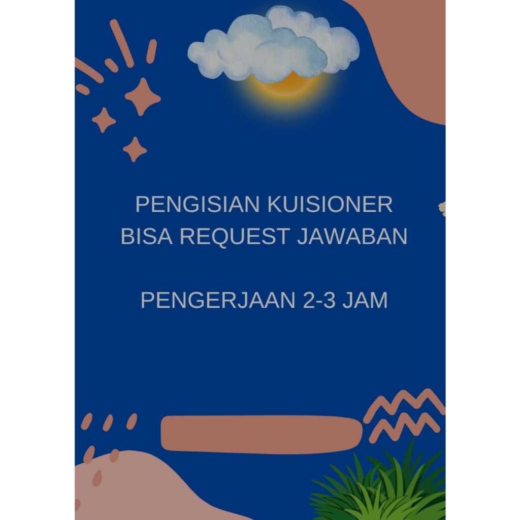 JASA ISI KUISIONER