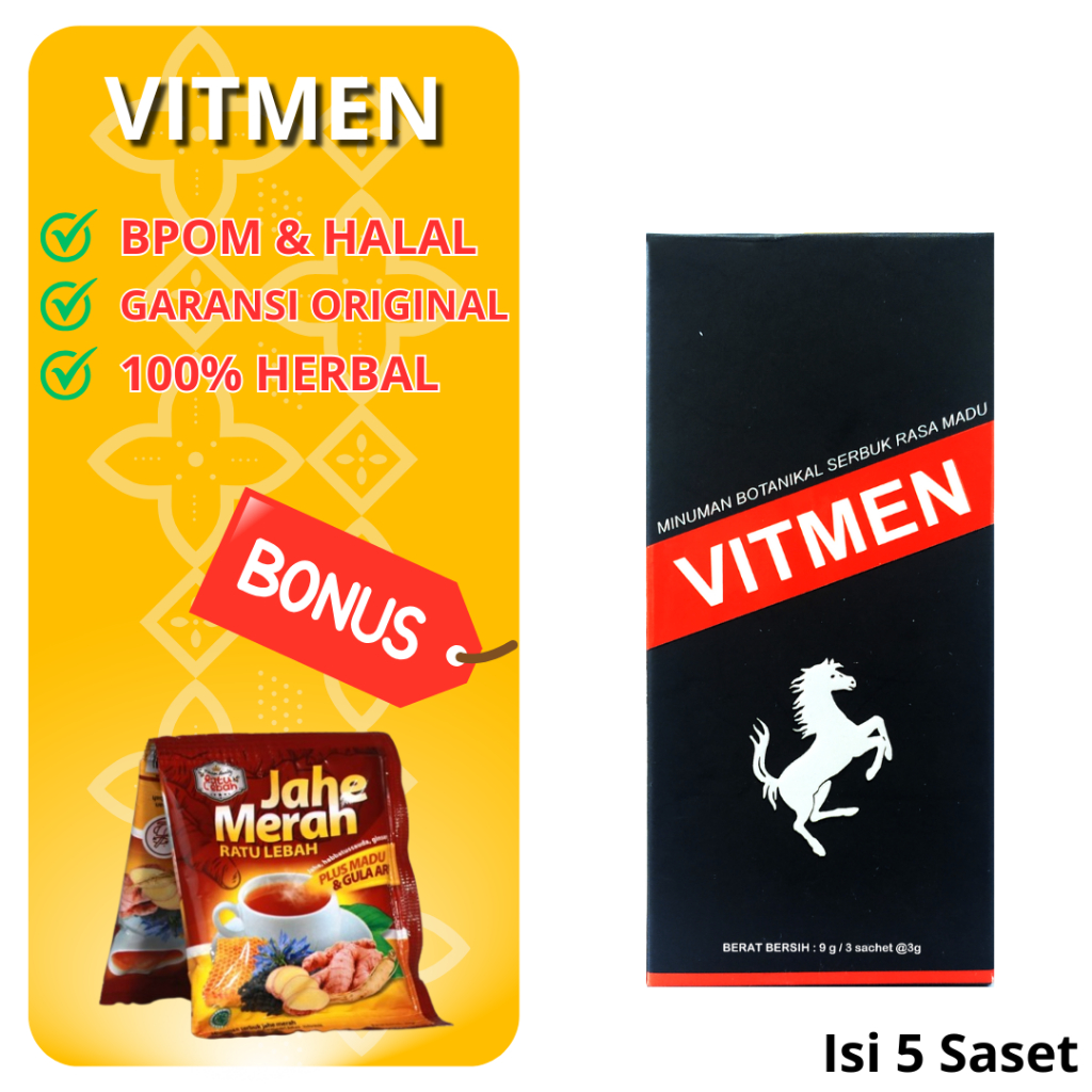 Vitmen Obat Kuat Pria Obat Kuat Lelaki Obat Kuat Tahan Lama Obat Kuat Herbal