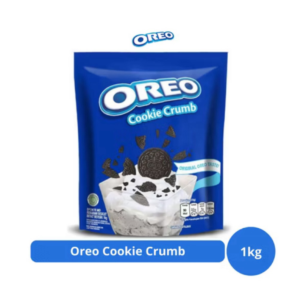 

Oreo Cookie Crumb 1kg – Topping & Bahan Dessert Serbaguna Rasa Oreo Asli
