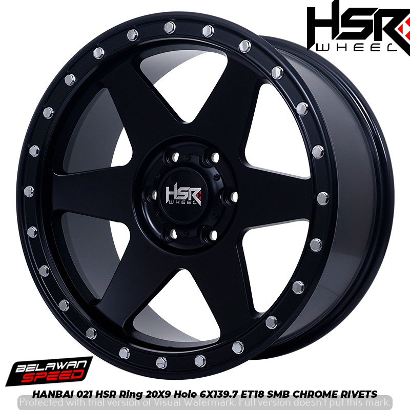 PELEK MOBIL HSR HNBAI RING 20 UNTUK MOBIL FORTUNER HILUX PAJERO SPORT DLL R20 TOKO PELEK KALISARI