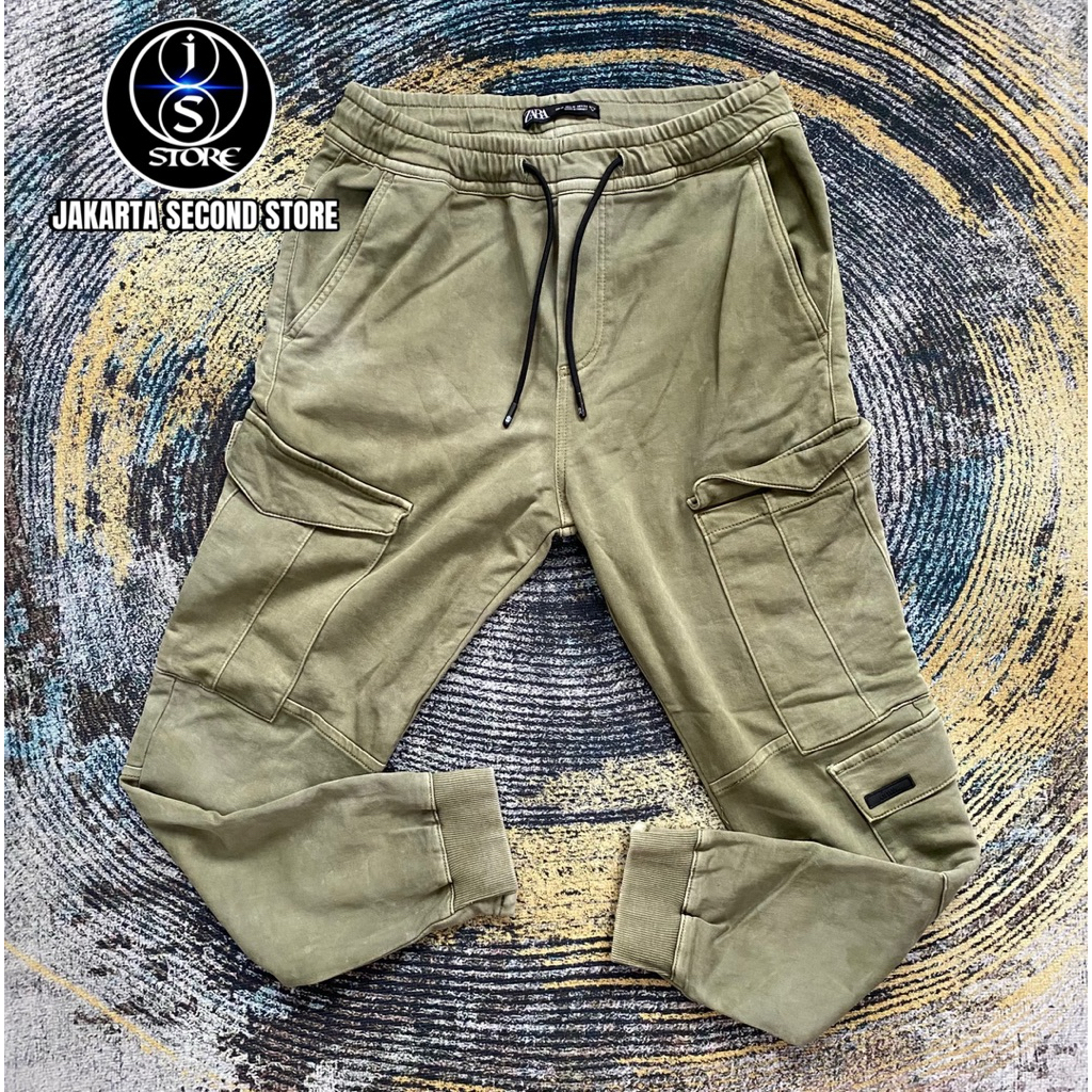 Celana Joger Zara Man Cargo