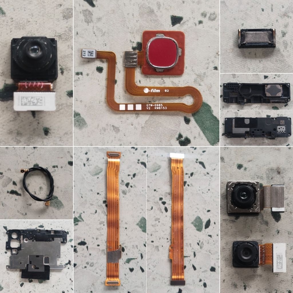 Vivo V9 Bahan Kanibalan, Mesin Mati Total Matot, Konektor Cas HF, Antena, Flex UI MB, Frame, LCD, Si