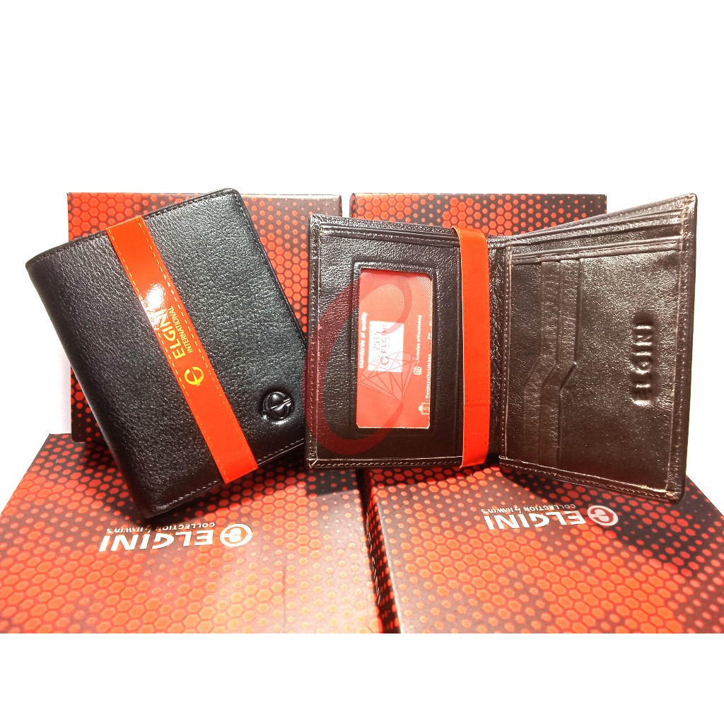 Wallet / ELGINI 2515 / Dompet Lipat Pria / Bahan Kulit Asli