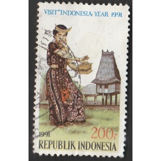 

A 10214 SATU BUAH PRANGKO TEMA VISIT INDONESIA YEAR 1991 DENGAN KONDISI SUDAH ADA CAP