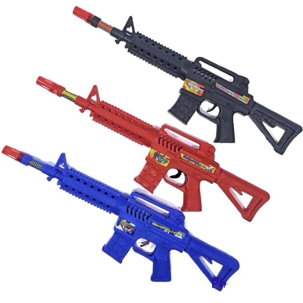 1098 Mainan Anak / Mainan Pistol Tentara Militer Berbunyi Kretek TekTek / Mainan Pistol Besar Murah 