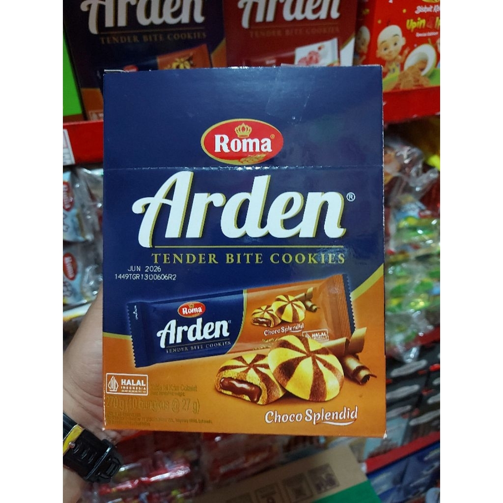 

ROMA ARDEN TENDER BITE COOKIES / 1 BOX ISI 10 PCS