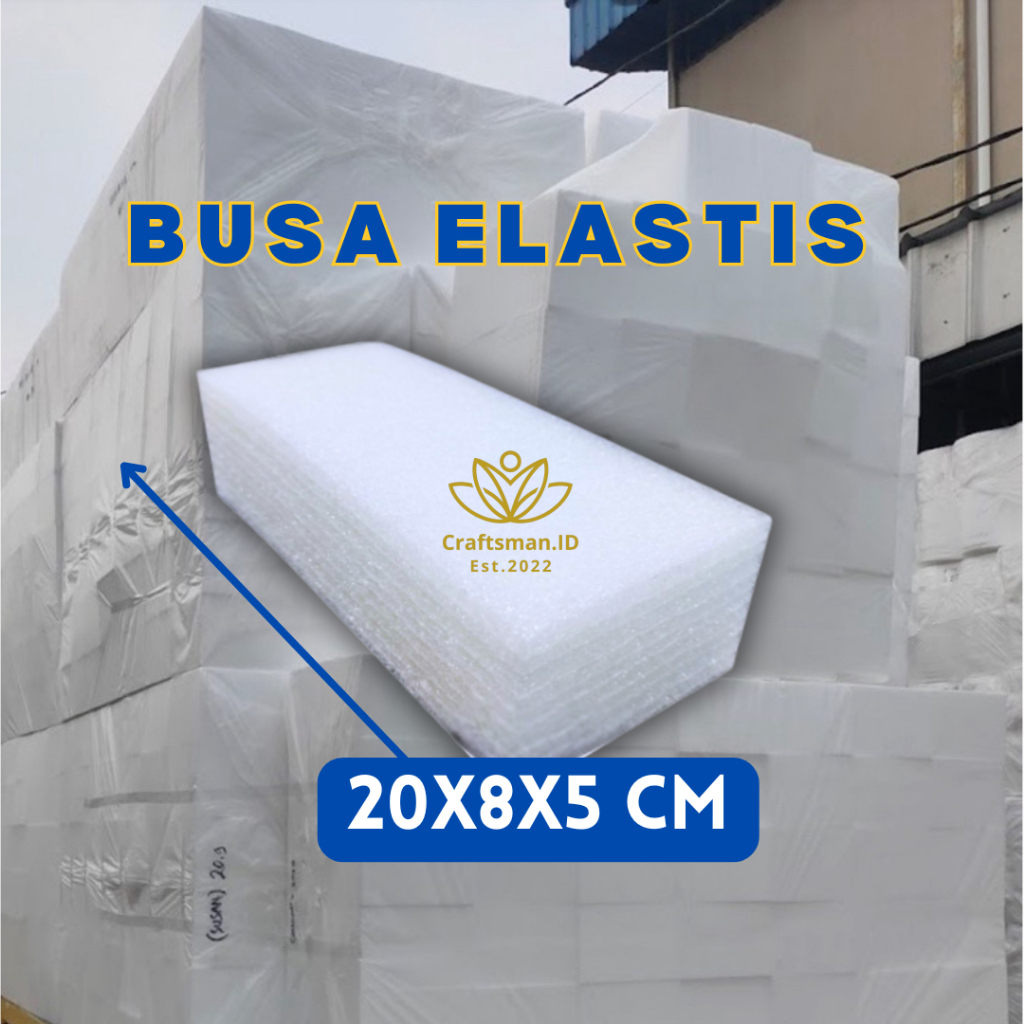 

(10 PCS) Busa Bunga Elastis Foam Buket PE isi 10 pcs Ukuran 20x10x5 cm Kualitas Premium