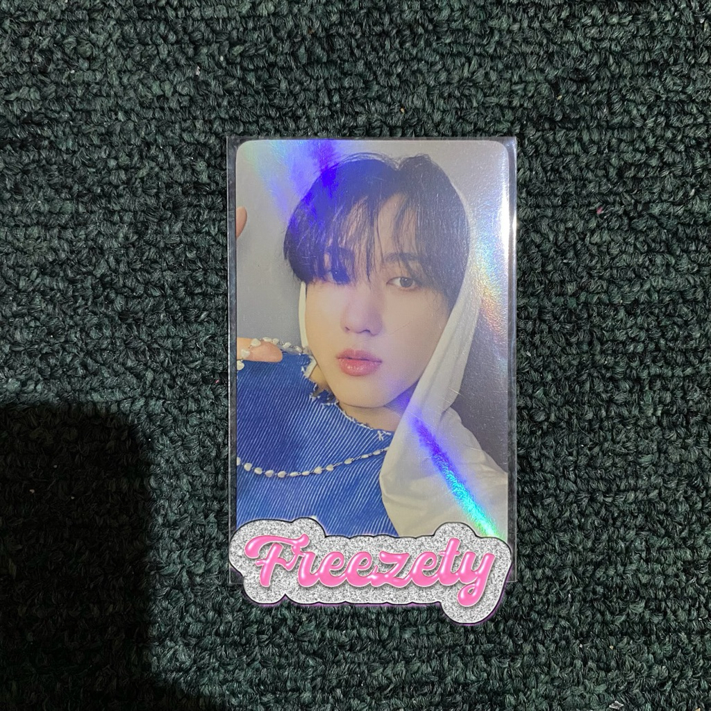 (ready stock) photocard pc pob changbin makestar ms rockstar stray kids skz official
