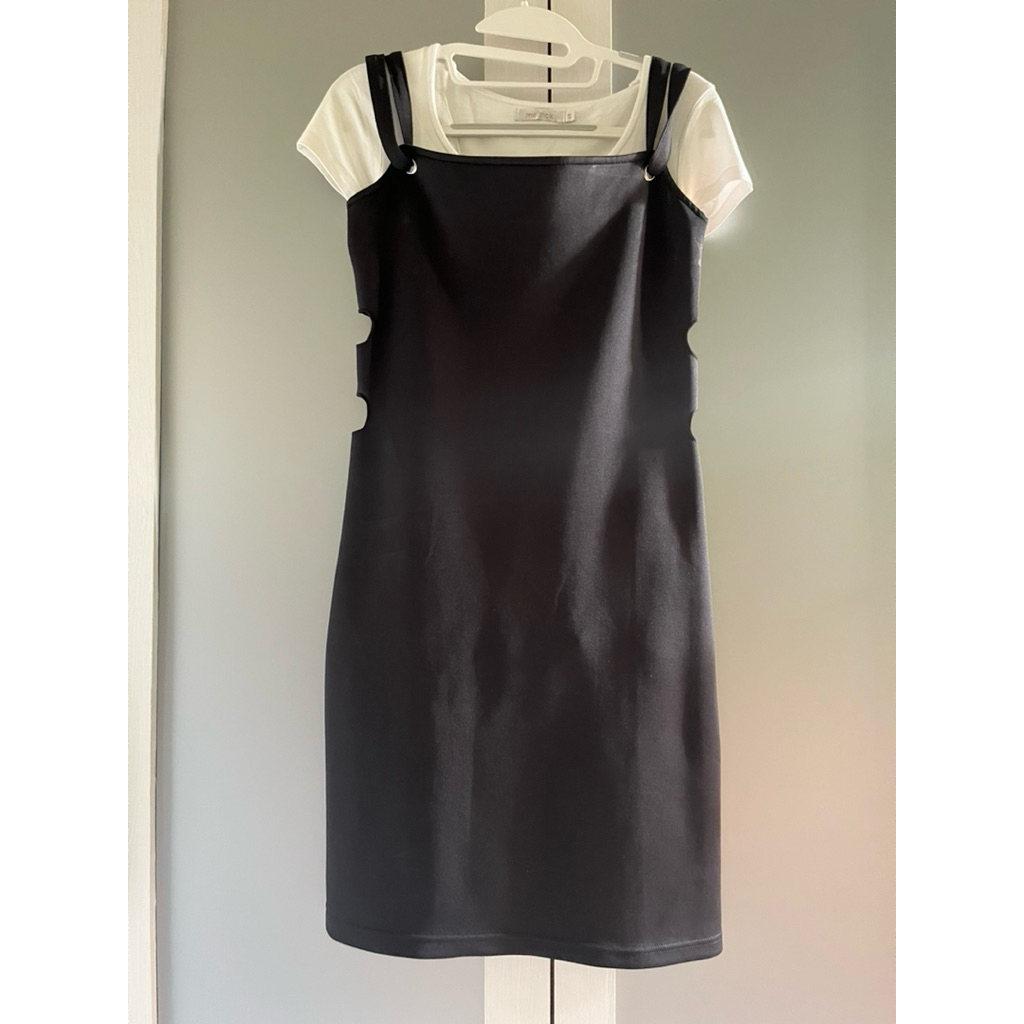 Preloved Mini Dress Cocolulu FREE KAOS DALAMAN WARNA PUTIH