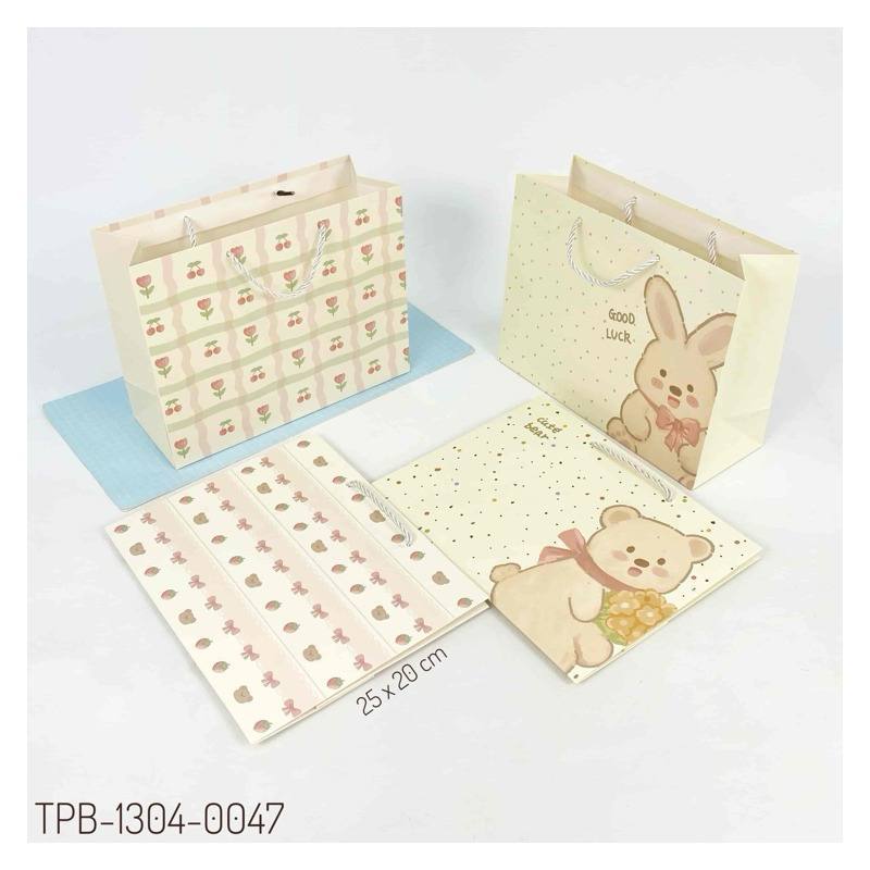 

TPB 1304-0047 - ISI 12 PAPERBAG LANDSCAPE UK 25.4X20X9.5 MTF ANIMAL CUTE