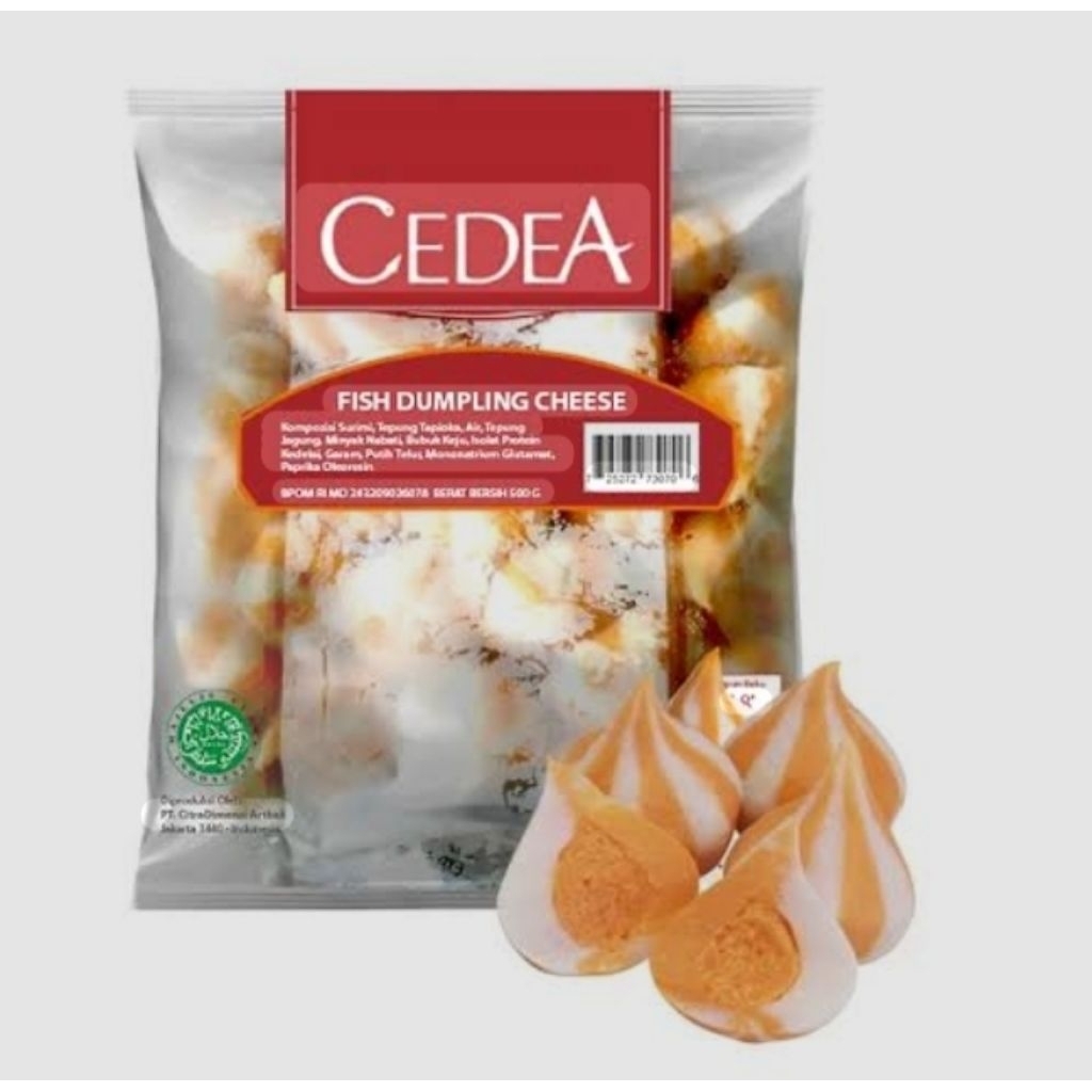 

frozen food Cedea dumpling 500gr - 200gr keju - ayam