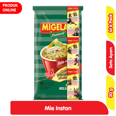 

MIE GELAS PROTEVIT SOTO AYAM 6 X 30g Tekstur Bagus