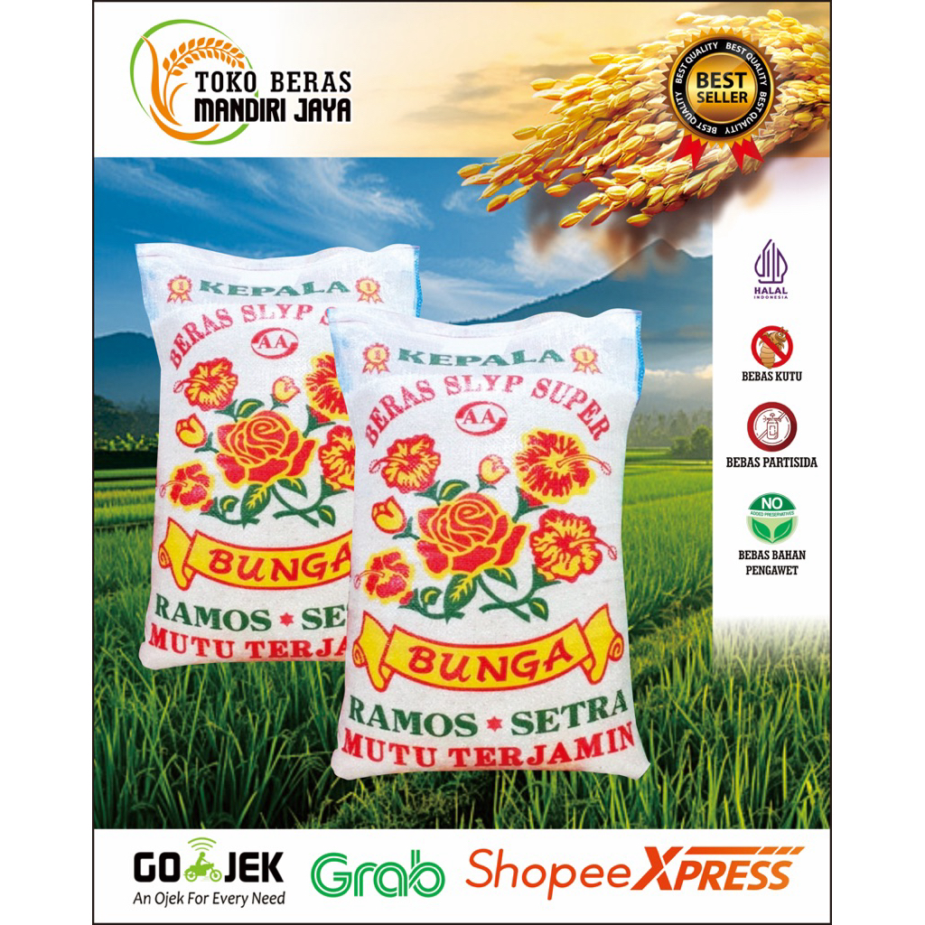 

Beras Bunga Tersedia mulai dari 5Kg 10Kg 20Kg