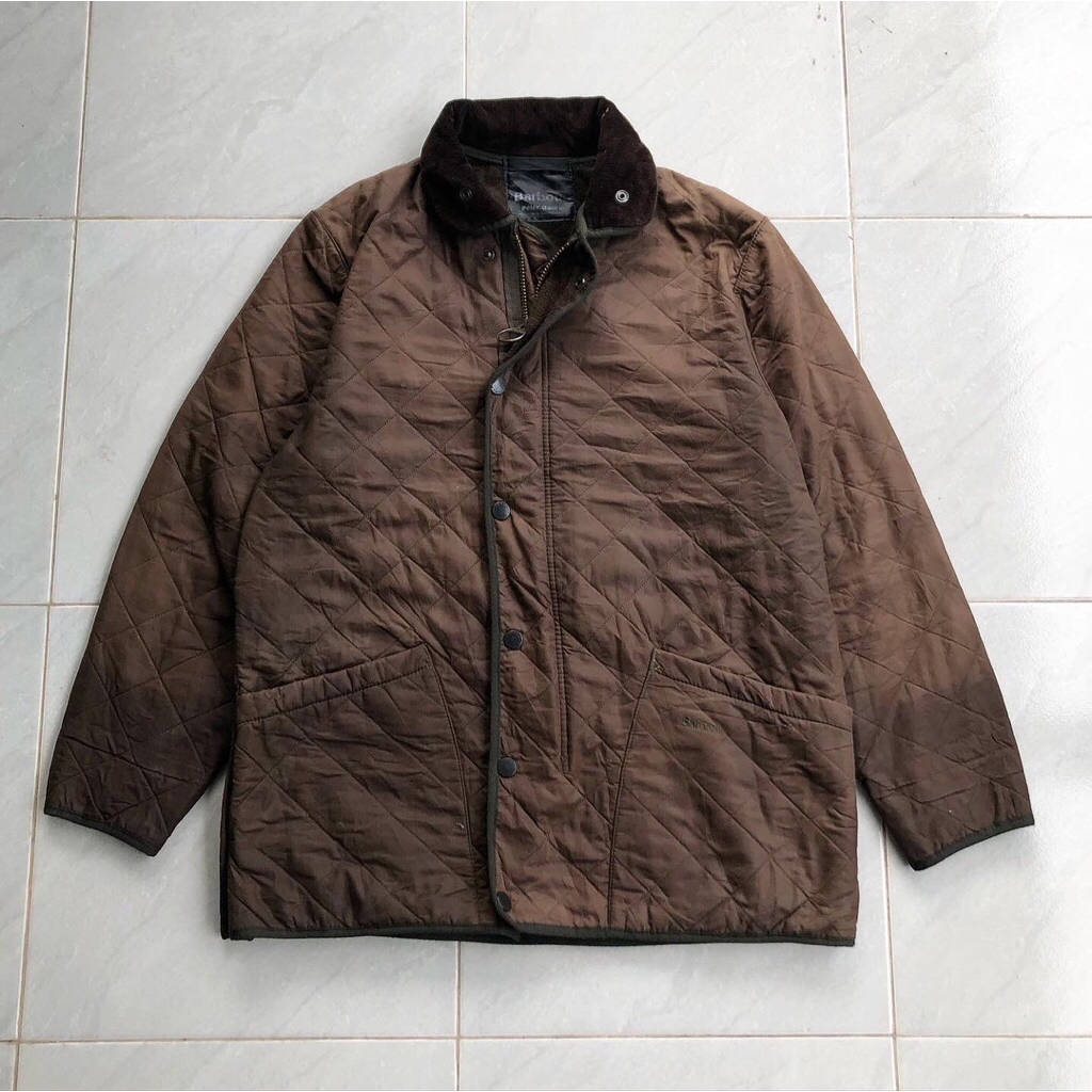 BARBOUR POLAR QUILTS JACKET BROWN
