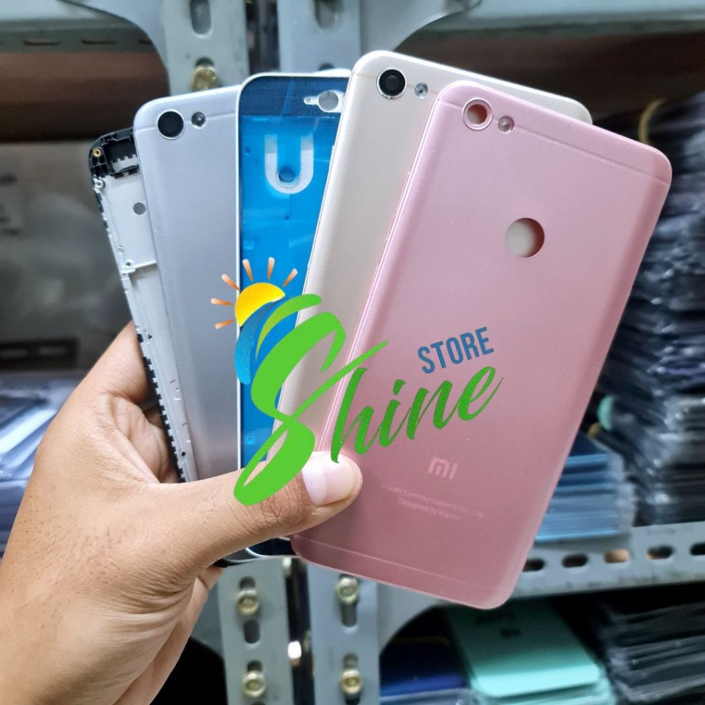 Casing Housing Fullset HP Xiaomi Redmi Note 5A Prime Backdoor + Frame LCD Bekdor Kesing Full Set