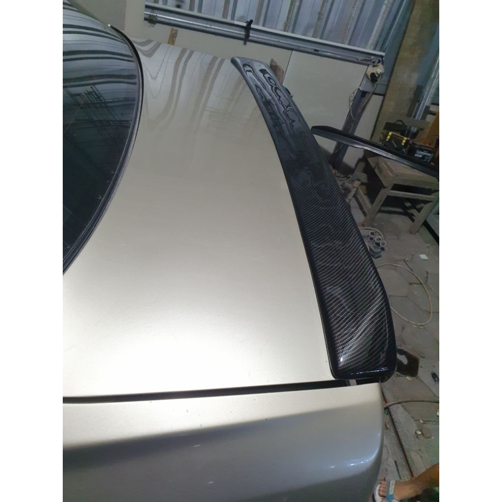 spoiler karbon look toyota soluna presisi